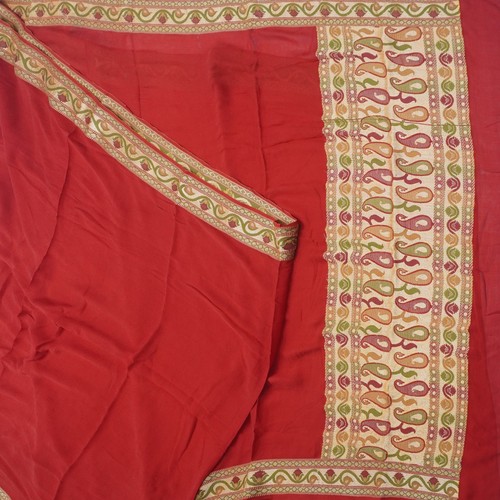 Sari indien tissé crêpe - indien, en