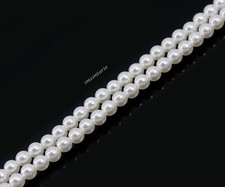 Véritable Halmahera blanc pur rond 9,00 mm Queen of Pearl Strand 15" de la me...
