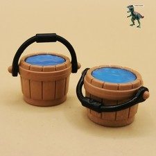 PLAYMOBIL X2 seau en bois avec