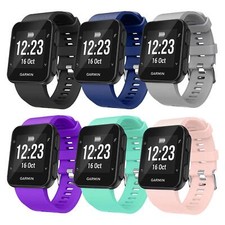 - Bracelet de Rechange pour Montre Garmin Forerunner 35 - Bracelet en Silicon...