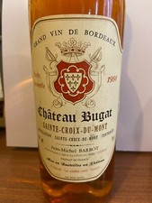 Bouteille vin - Ste Croix du Mont - Château Bugat - 1991