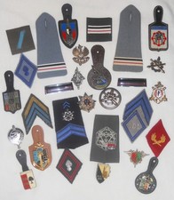 Lot insignes materiel train