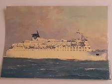 Carte postale paquebot car