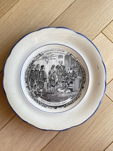 Assiette parlante faience - assiette, en