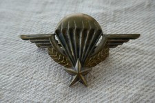 insigne brevet parachutiste numéroté matriculé Indochine an 1954 Olivier Métra