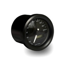 Velona Compteur 48Mm, Noir, Jusqu'à 200 Km/H, Pour Harley-Davidson