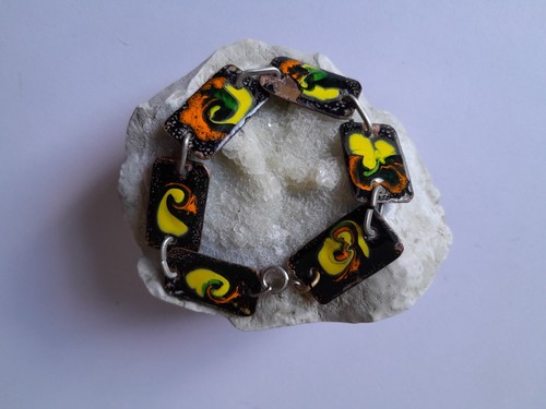 Bracelet émaux métal - émaux,