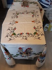 Nappe Alsacienne, ancienne ; elsässische Tischdecke, alt.