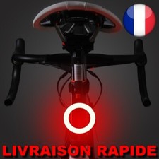 Feu Arrière LED Vélo USB Eclairage VTT Sécurité Lampe Lumière Flash Puissant