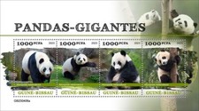2024 05- GUINEA BISSAU - PANDAS         4V  complet set    MNH ** T