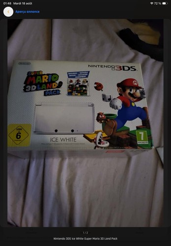 Nintendo 3ds ice white - 3ds,