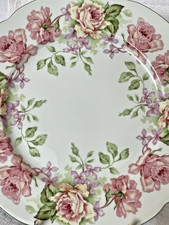 ASSIETTE PLATE EN PORCELAINE BERNARDAUD LIMOGES EUGENIE DE MONTIJO 26.5 CM