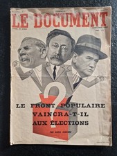 Revue Le Document janvier 1936