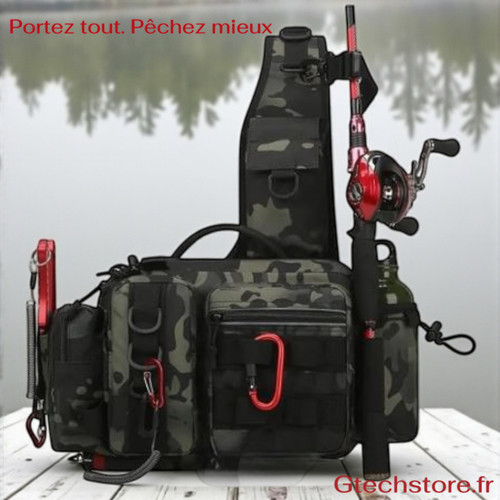 Sac dos pêche mouche - à, homme