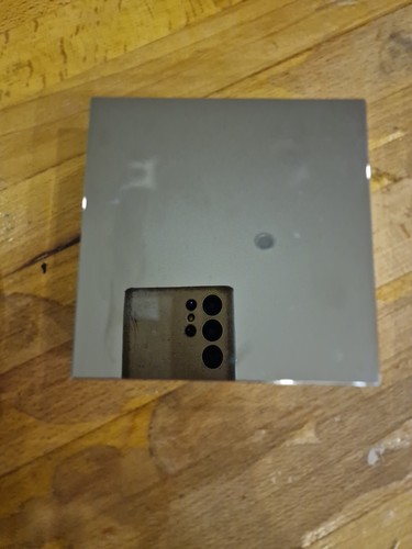 Presentoir cube argent - presentoir,