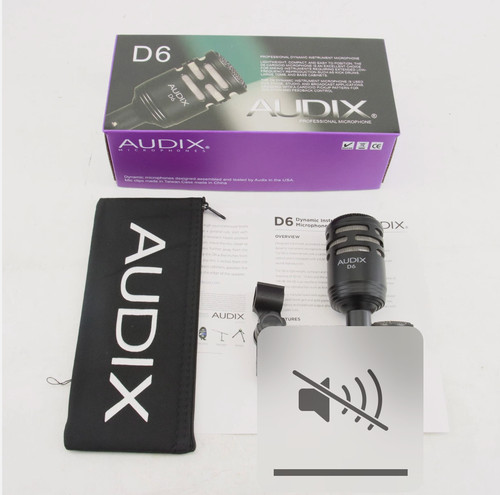Audix cardioid wired - audix, d6