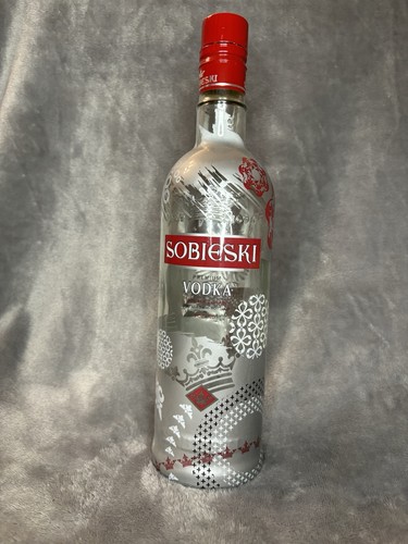 Bouteille vide vodka sobieski - bouteille,