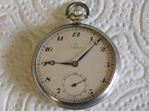 Montre gousset omega - argent, a
