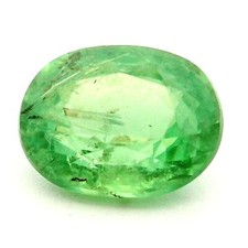 2,11 ct certifié « GCI » ! Grenat démantoïde vert jaunâtre non chauffé de russie