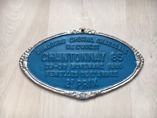 Plaque concours agricole - plaque, de
