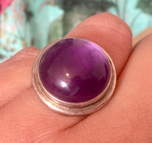 Argent massif grosse bague - argent,