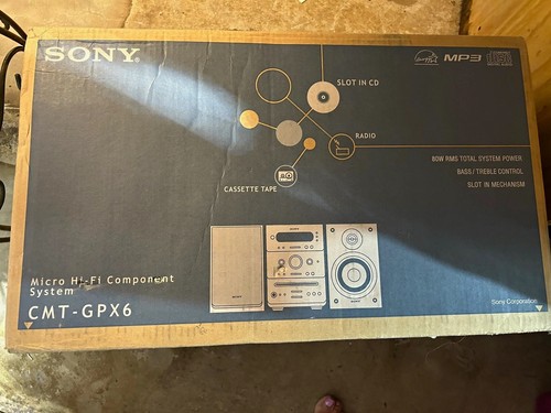 Sony cmt gpx6 micro - cmt-gpx6, hi-fi