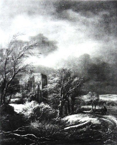 Paysage neige hiver - de,