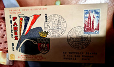 ENVELOPPE 1er JOUR FOIRE DE PARIS  -  22/05/1954  -  PARIS   -  RARE