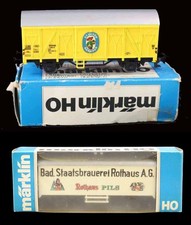 train HO  MARKLIN HO 2 WAGONS  / jouet ancien