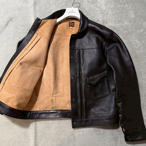 Veste cuir vache - en,