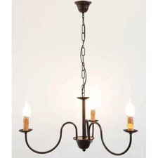Lustre En Fer À 3 Lumières