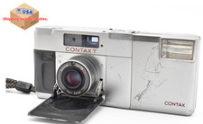Lire [Excellent+5] Télémètre CONTAX T Silver avec flash 35mm Film Camera...