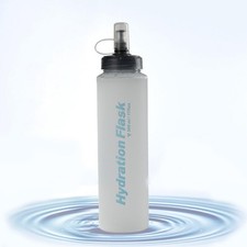 Gourde souple en TPU pliable et réutilisable pour les voyages et le cyclisme