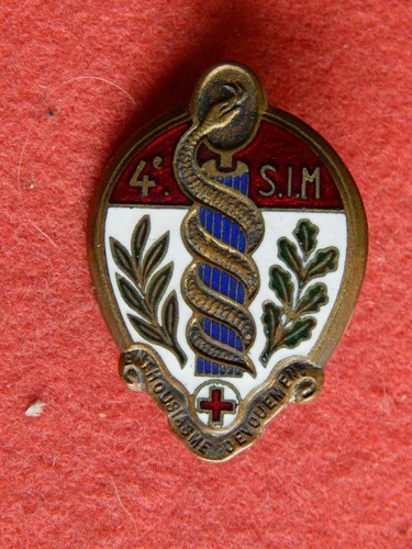 Insigne 4ème sim section - insigne,