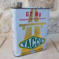 Ancien Bidon d'Huile YACCO GT