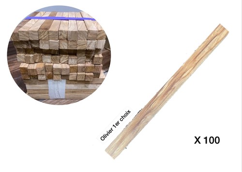 Lot 100 carrelets olivier - carrelets, d’olivier