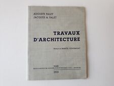 Livre Travaux d'architecture