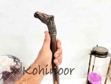 Canne de marche tête de