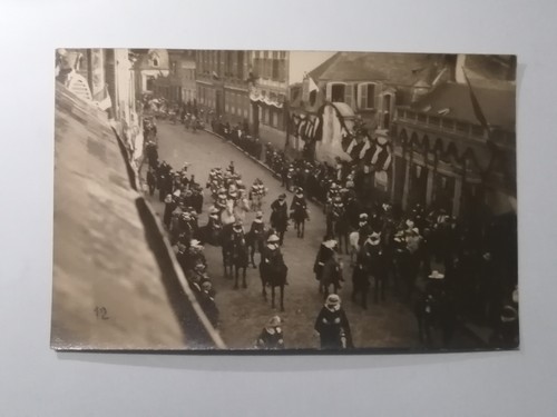 Cpa abbeville carte photo - carte,