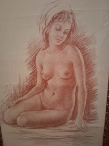 Portrait jeune femme nue - de,