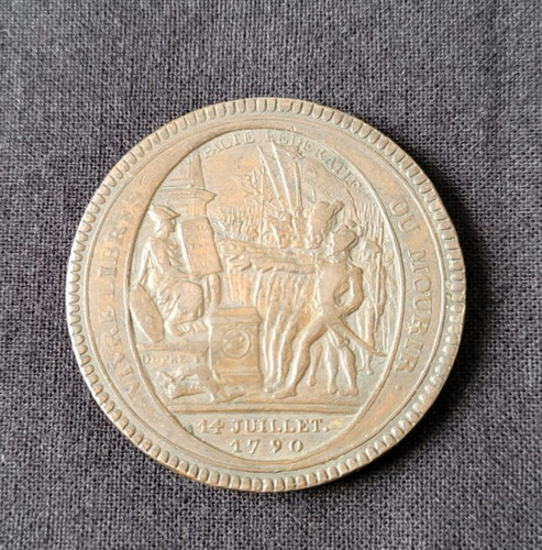 Médaille monneron sols - 5, 1792