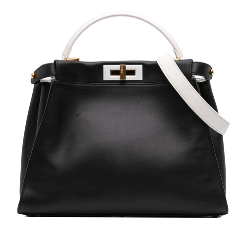 Fendi medium bicolor - bicolor, cuir