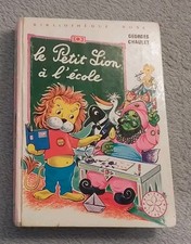 Le Petit Lion à  L’école Par Georges  Chaulet , Bibliothèque Rose , Lion Titus