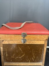(n2) Articles De Pêche Anciens Tabouret Siège Caisse
