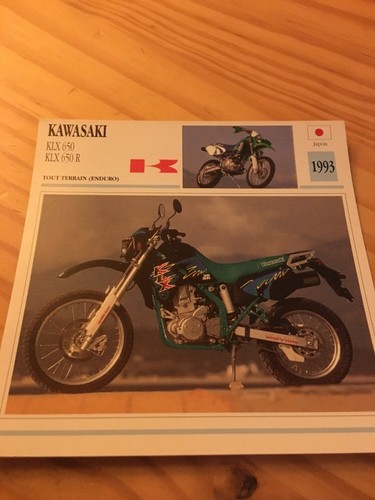 Kawasaki klx 650 1993 klx650 - 650,