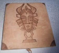 Coffret jeu de dame africain velours tannage ouagadougou