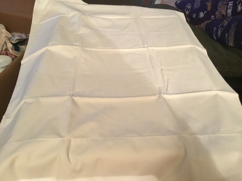 Plan white pillow cases - white, (2)