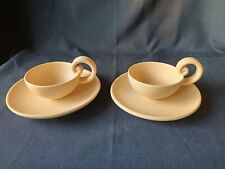 2 TASSES ET LEURS SOUS TASSES