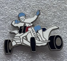 pin's moto Quad 4 Roues Honda 250 R Motul 250R Avec 2 Fermoirs Pilote 4x4