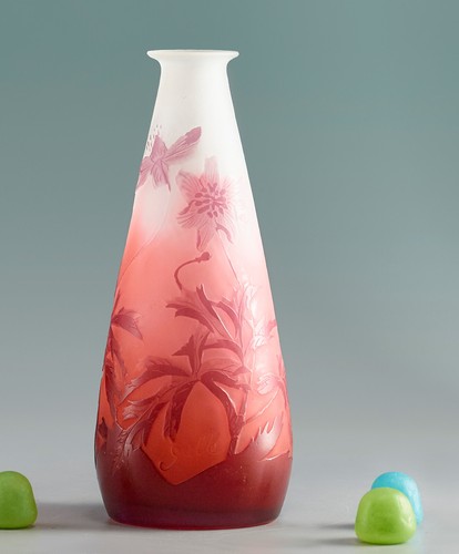 Gallé vase original art - -,